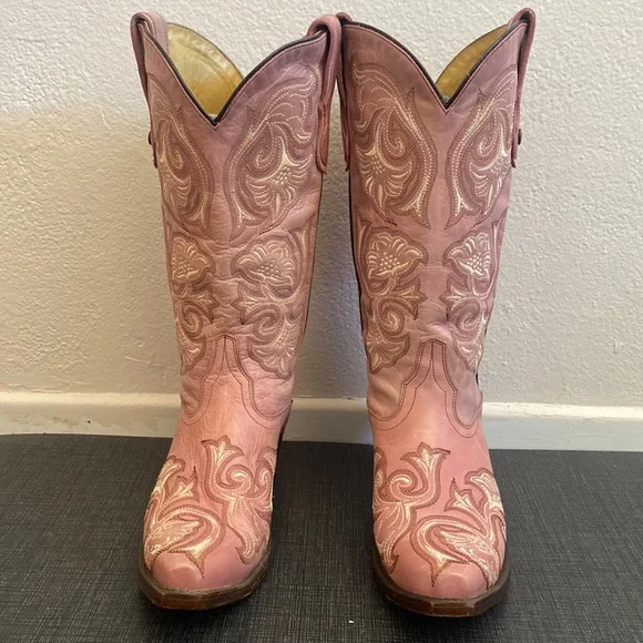 Corral Pink Floral Full Stitch, Size 8 - Picture 2 of 10